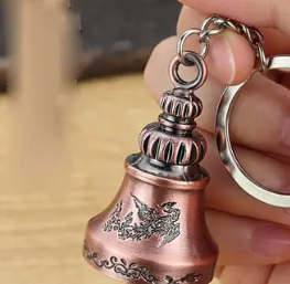 Bell For Bike Car Keys Protection Gifting Good Luck Tibetan Keychain