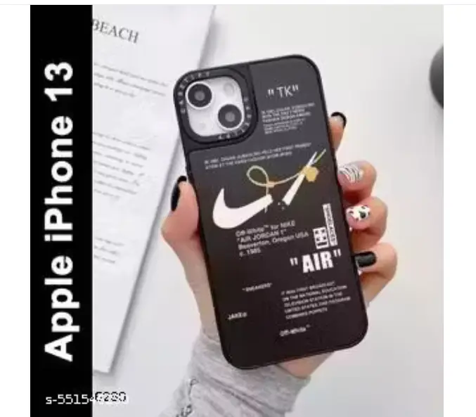 Back Cover for A pple i Phone 13 Broken A-ir (Multicolor, S-ilicon, Pack of: 1)