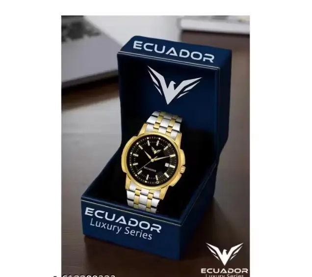 Ecuador 3D Super Luxury Date Functioning HMTS Quartz Analog Wrist Watch For Boys/Men