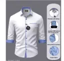 Men Regular Fit Solid Men Shirt