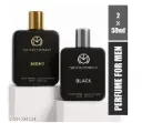 The Man Company BLACK and NIGHT Perfume - 50ml X 2 | Long-Lasting Deo Perfume Body Spray