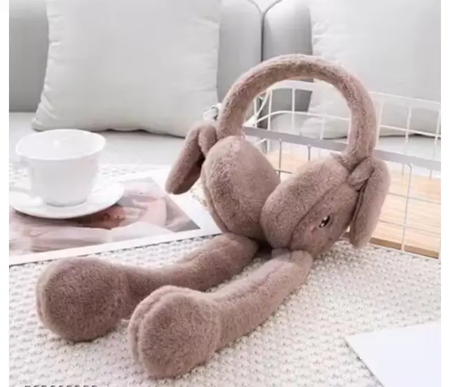 WONDERFUL BROWN EARMUFFS WID CHU-CHU PUMPSOUND