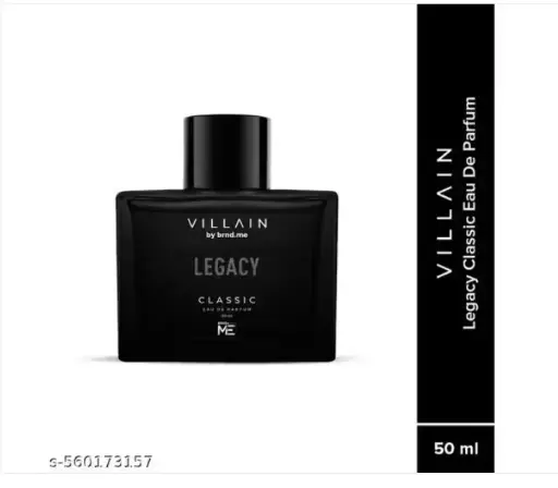 Villain Legacy Classic Luxury Premium Long Lasting Fragrance Eau de Perfum for Men, 50ml