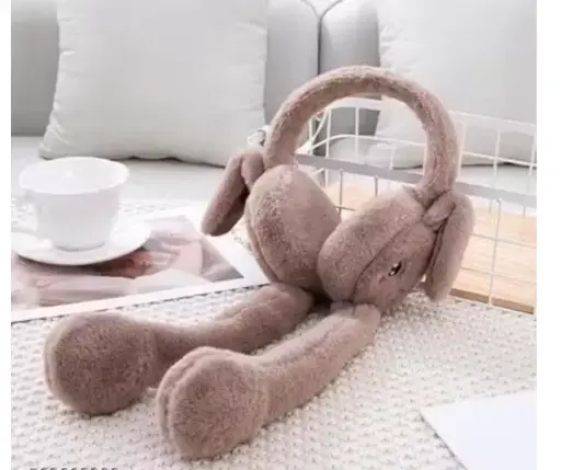 WONDERFUL BROWN EARMUFFS WID CHU-CHU PUMPSOUND